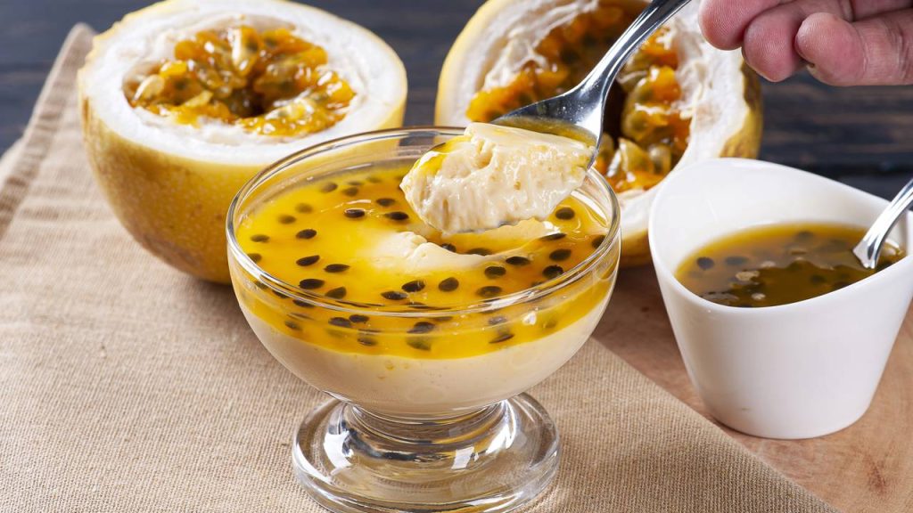 mousse de maracujá fácil