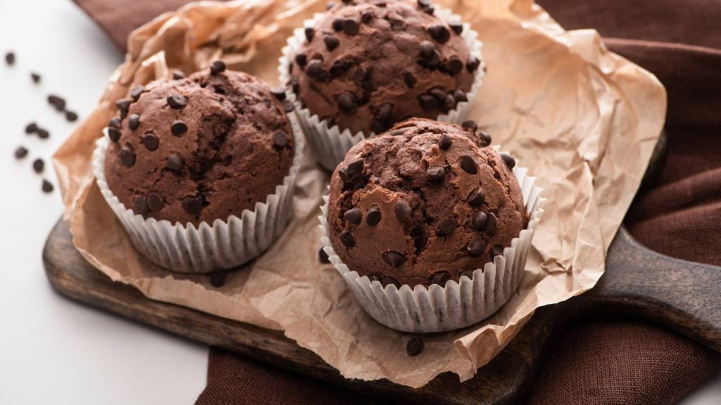 muffin de chocolate