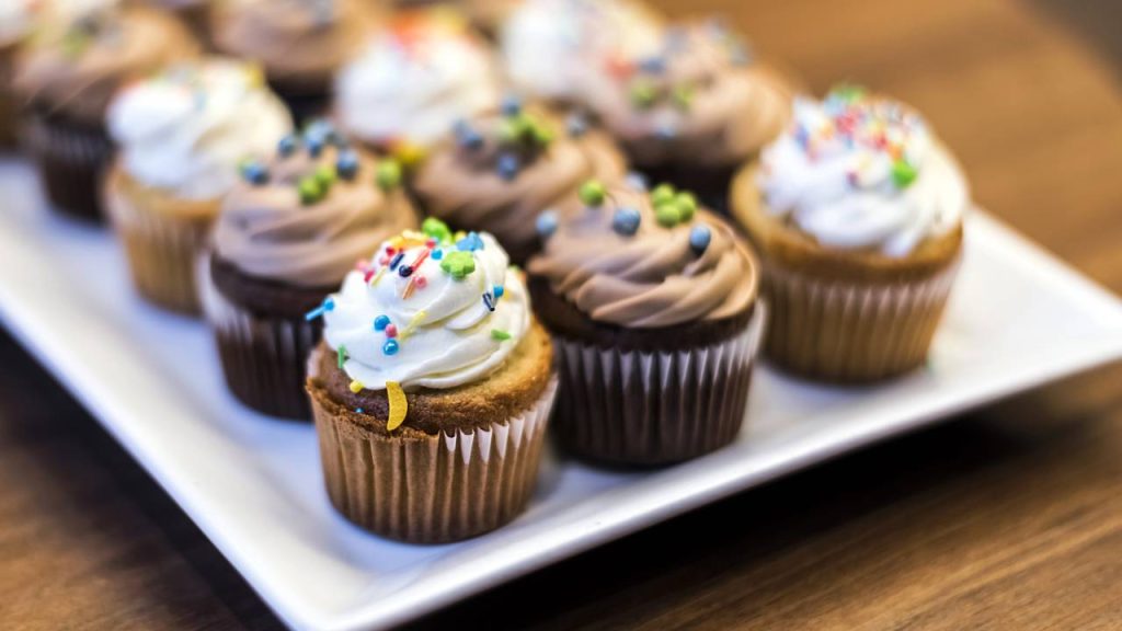 muffin de chocolate