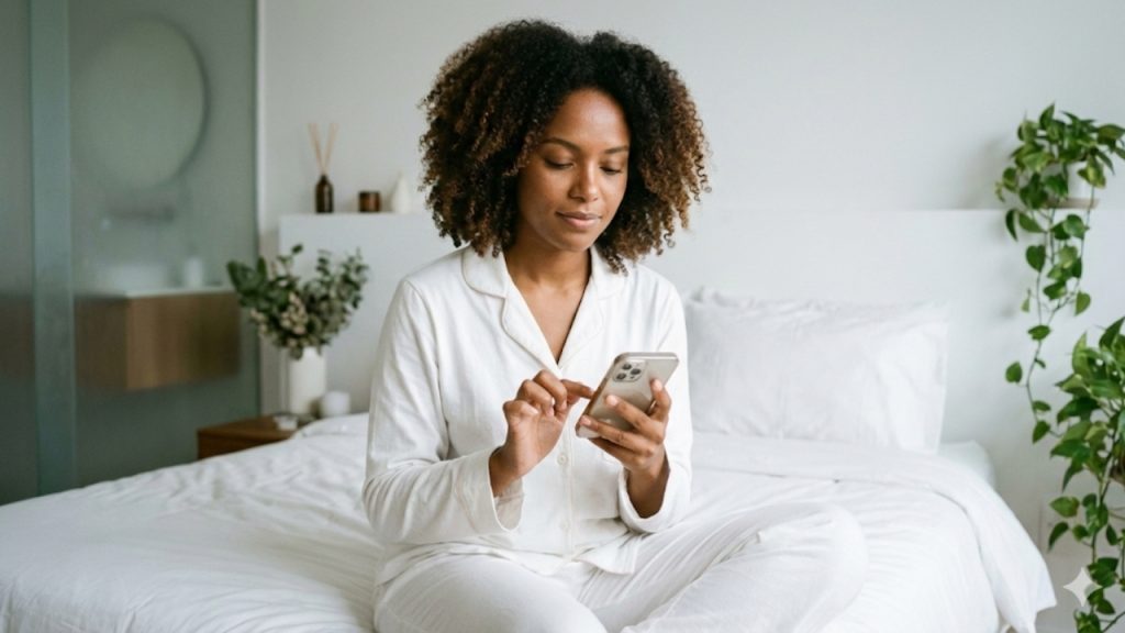 Truque secreto pra usar o seu celular para dormir bem