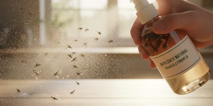 Repelente caseiro com 3 ingredientes que realmente afasta mosquitos