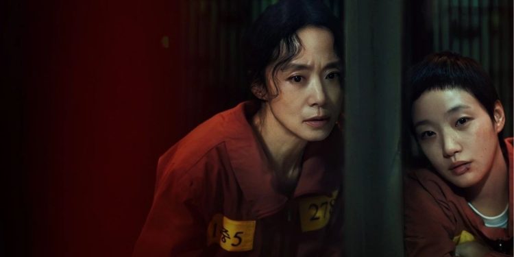 Cena da série O Preço da Confissão (2025), também conhecida como The Price of Confession ou Jabaekui Daega – Fonte: Netflix (Global) / Studio Dragon; Production H