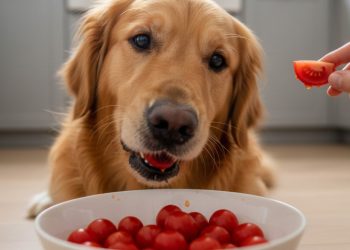Tomate maduro pode ser petisco saudável para cães se oferecido com cuidado