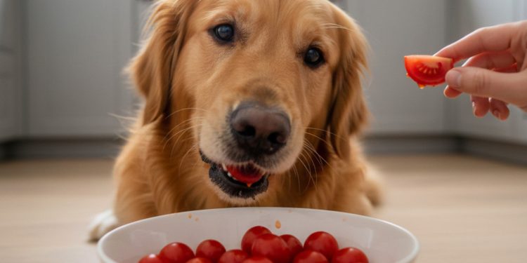 Tomate maduro pode ser petisco saudável para cães se oferecido com cuidado