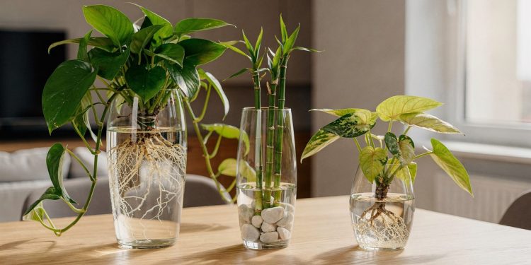 Adeus aos vasos pesados: estas 3 plantas que crescem na água renovam o ambiente sem dar trabalho
