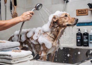 Dar banho toda semana faz mal? Entenda a frequência ideal para seu pet