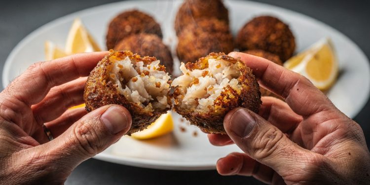 Bolinho de bacalhau fácil usa batata Asterix e garante massa firme sem erro