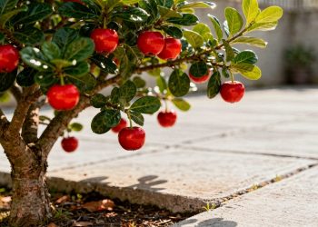 Especial para casas pequenas: a árvore que não levanta o chão com suas raízes, produz frutos no verão e resiste à falta de água
