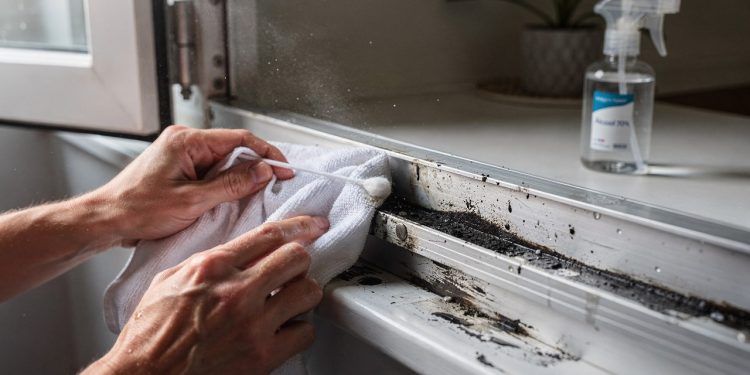Como limpar trilhos da janela com álcool e evitar ferrugem e mau cheiro