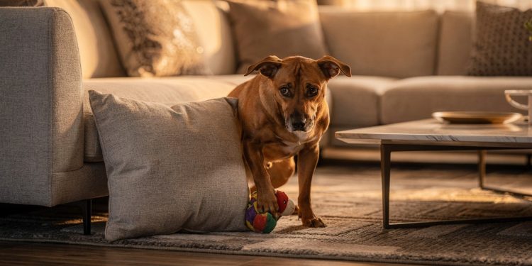 Instinto ou tédio? Aprenda por que pets escondem objetos pela casa e como evitar