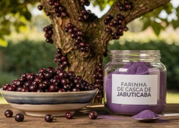 A fruta roxa rica em antioxidantes que enfeita o jardim, vira farinha e faz bem à saúde
