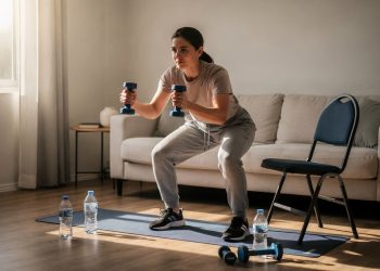 Treino em casa para iniciantes: Como sair do sedentarismo com segurança