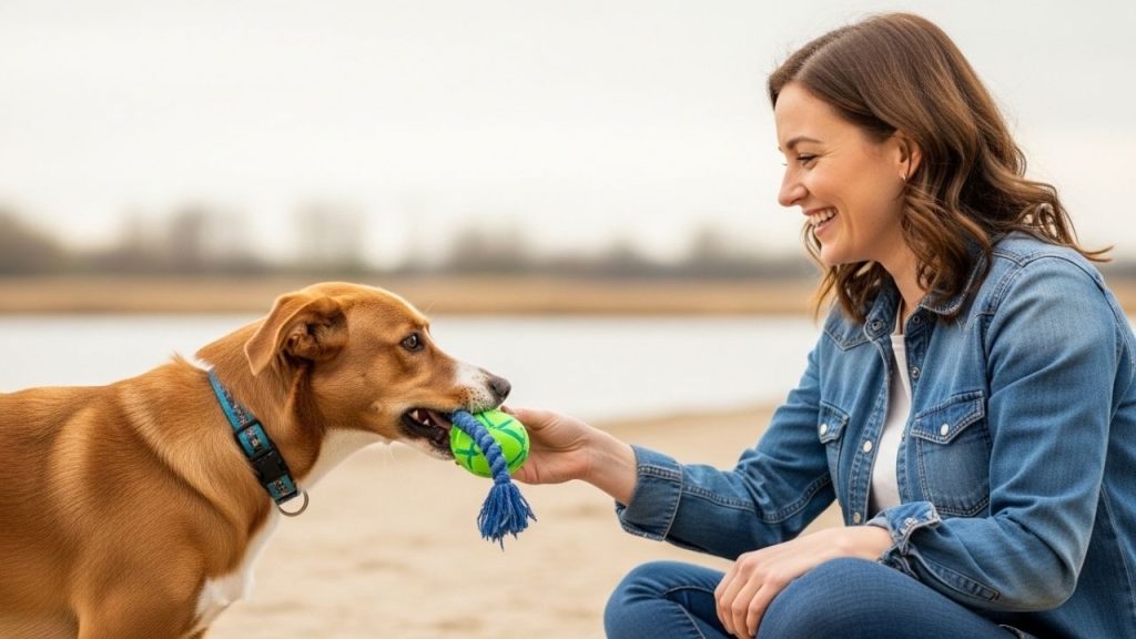 O que significa quando seu cachorro leva brinquedos até você, segundo a psicologia canina