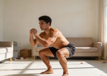 Exercícios para iniciantes em casa melhoram força e disposição com treinos simples e curtos