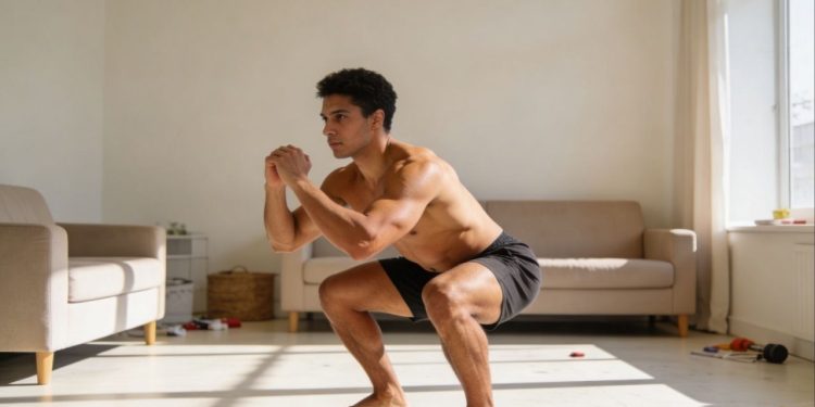 Exercícios para iniciantes em casa melhoram força e disposição com treinos simples e curtos
