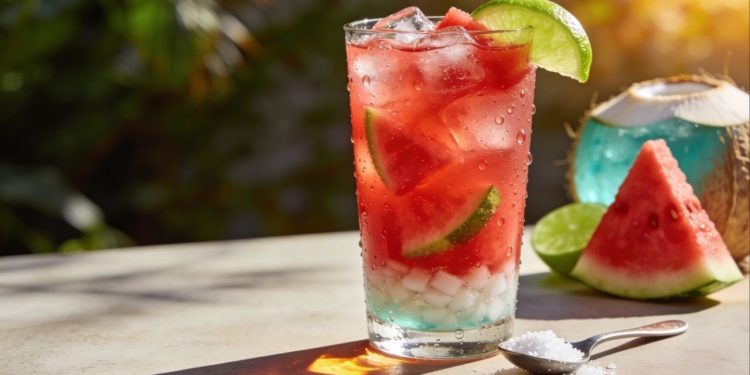 O suco simples com melancia repõe líquidos e evita tontura nos dias intensos de Carnaval