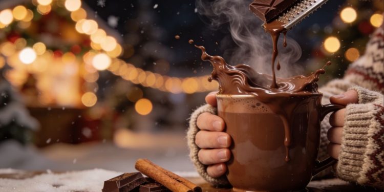 Chocolate quente cremoso fica perfeito com amido e fogo baixo do jeito certo