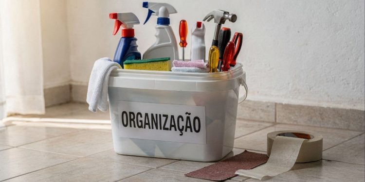 Como baldes quebrados ajudam na organização da casa sem gastar quase nada