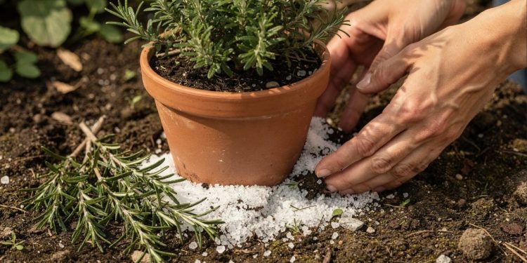 Aprenda a fazer o repelente de sal e alecrim que cria uma barreira natural contra pragas