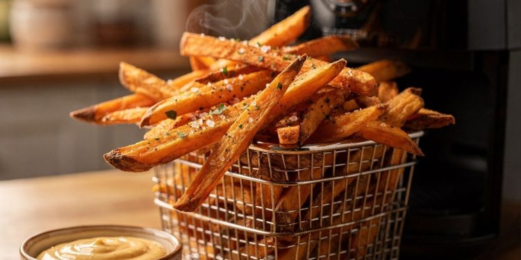 Como preparar batata-doce na airfryer sem ficar murcha ou ressecada