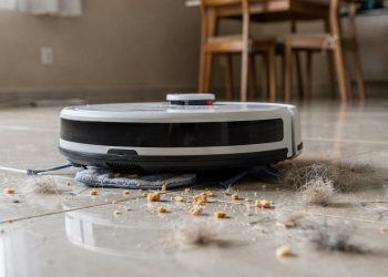 Será que o robô aspirador híbrido limpa o chão de verdade ou apenas espalha a poeira pela casa