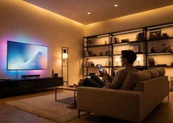 Automação de iluminação pelo celular integra assistentes virtuais e melhora controle de energia