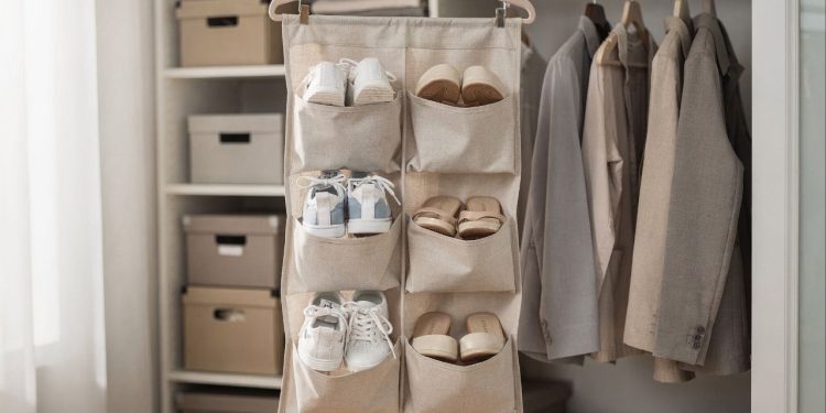 Como o organizador de sapatos de tecido muda a forma de guardar calçados em casa