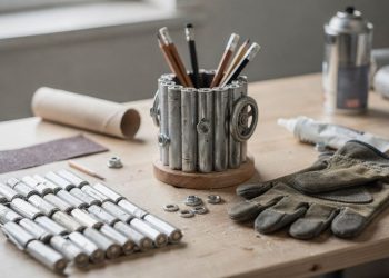 Como Pilhas usadas ganham nova vida na decoração sustentável