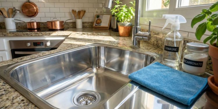 Macete simples e sem químicos para limpar corretamente sua pia de inox e deixar brilhando