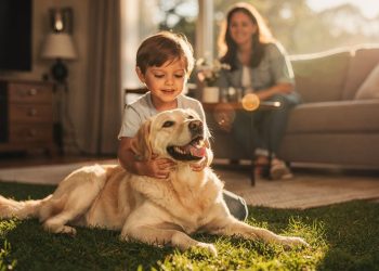 As 5 raças de cães mais tranquilas para quem tem criança em casa
