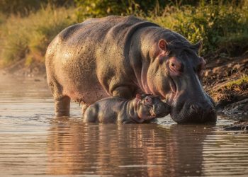 A ciência explica por que as primeiras 24 horas do filhote de hipopótamo são as mais perigosas da natureza