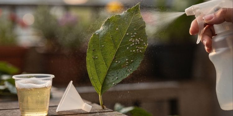 Pare de gastar com veneno: esse inseticida caseiro acaba com os pontinhos brancos nas plantas na hora