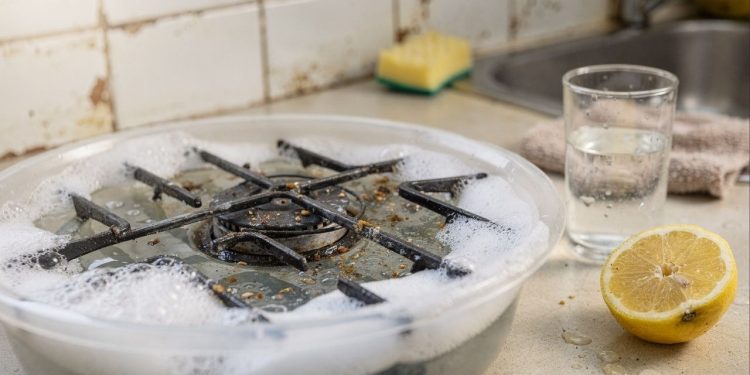 Com apenas 3 ingredientes simples suas grades de fogão voltam a ficar novas, sem gordura