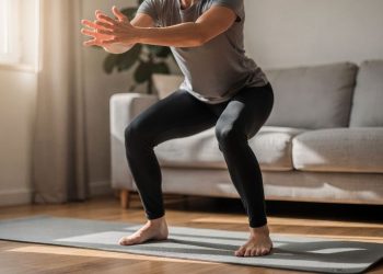 O segredo para coxas firmes usando variações inteligentes de agachamento e passada