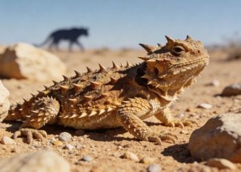 O segredo do lagarto que atira sangue pelos olhos para espantar predadores a 1 metro de distância