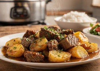 Carne de panela com batata é a escolha prática para um almoço em família