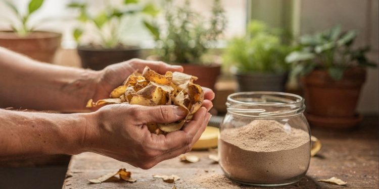 Nunca mais jogue a casca de batata no lixo depois de descobrir esse adubo potente