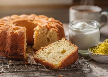 Esse bolo de iogurte no liquidificador fica macio e nunca resseca