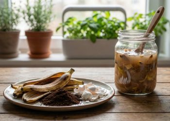 Transforme resíduos da cozinha em fertilizante natural líquido e saiba como aplicar corretamente