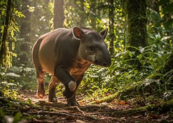 A anta-brasileira no Rio de Janeiro reaparece com filhote após um século de extinção