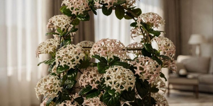 A flor-de-cera que parece feita de porcelana e deixa qualquer ambiente sofisticado
