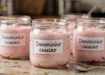 Danoninho caseiro cremoso, refrescante e que fica pronto em 10 minutos