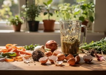 Pare de jogar nutrientes fora e faça um adubo laminar com sobras da cozinha para revigorar seu jardim