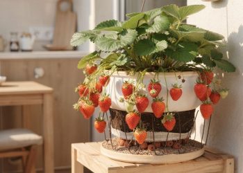 O segredo para cultivar morangos tão vermelhos e bonitos que parecem itens de decoração