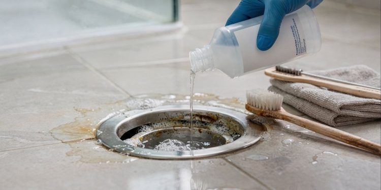 Água oxigenada no ralo do banheiro: para que serve e como usar?