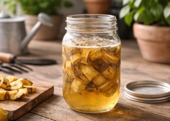 O que acontece quando você deixa casca de banana na água por 3 dias pode transformar suas plantas