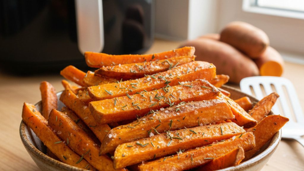 batata-doce na airfryer