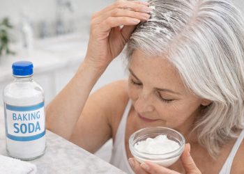 Bicarbonato de sódio no cabelo grisalho: a receita que ajuda a limpar, desamarelar e preparar os fios