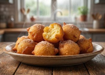 Essa receita de bolinho de chuva rende muito, fica sequinho e perfuma a casa toda em minutos
