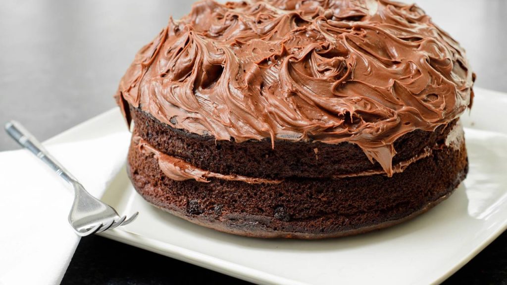 bolo de chocolate simples
